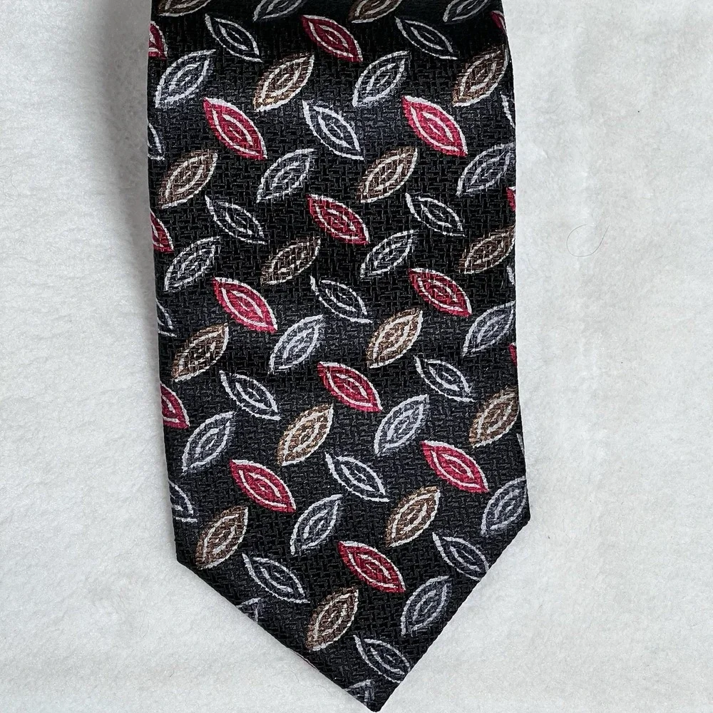 Jhane Barnes Original Fabric 100% Silk Men's Neck Tie Made‎ In Japan Vintage